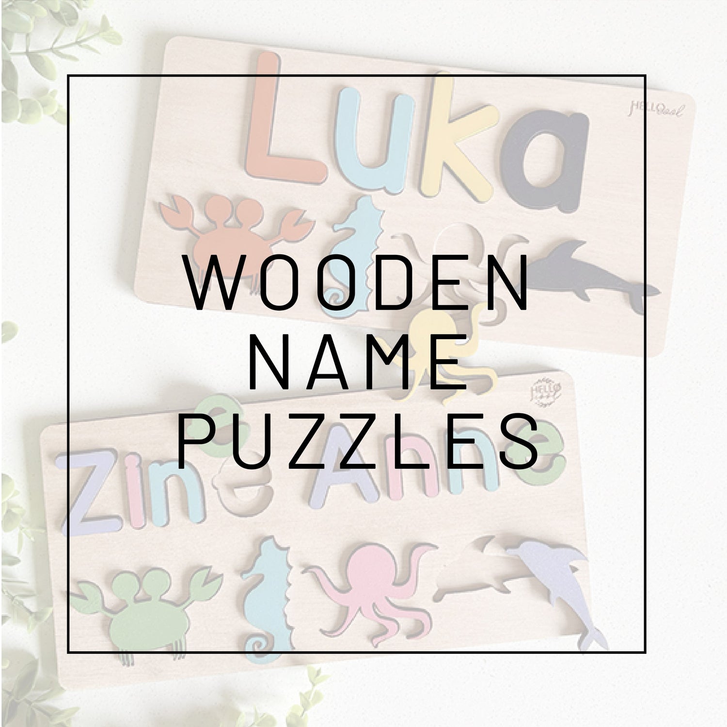 Wooden Name Puzzles