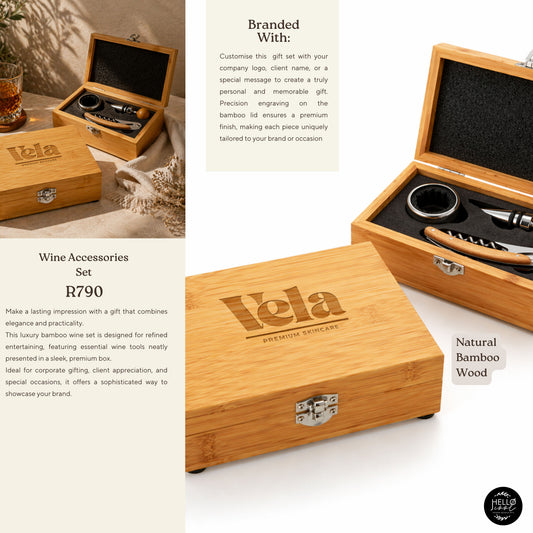 Engraved Wine Accessories Gift Set