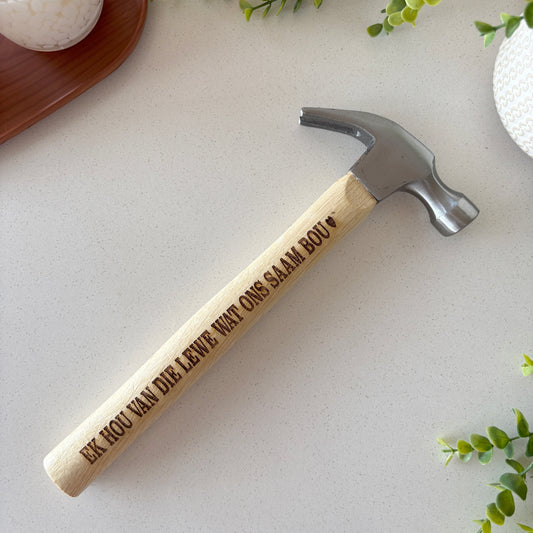 Engraved Hammer perfect for Fathers day