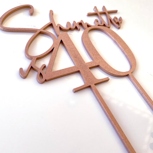 Personalised Birthday Cake topper