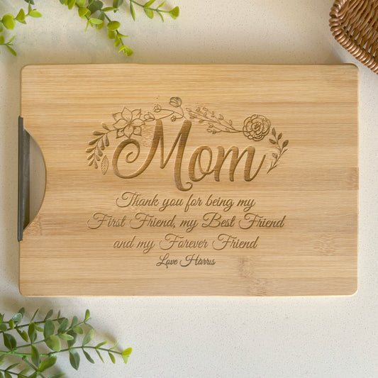 Mom Personalized Engraved Cutting Board