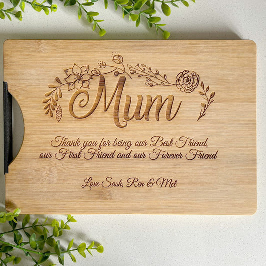 Mom Personalized Engraved Cutting Board