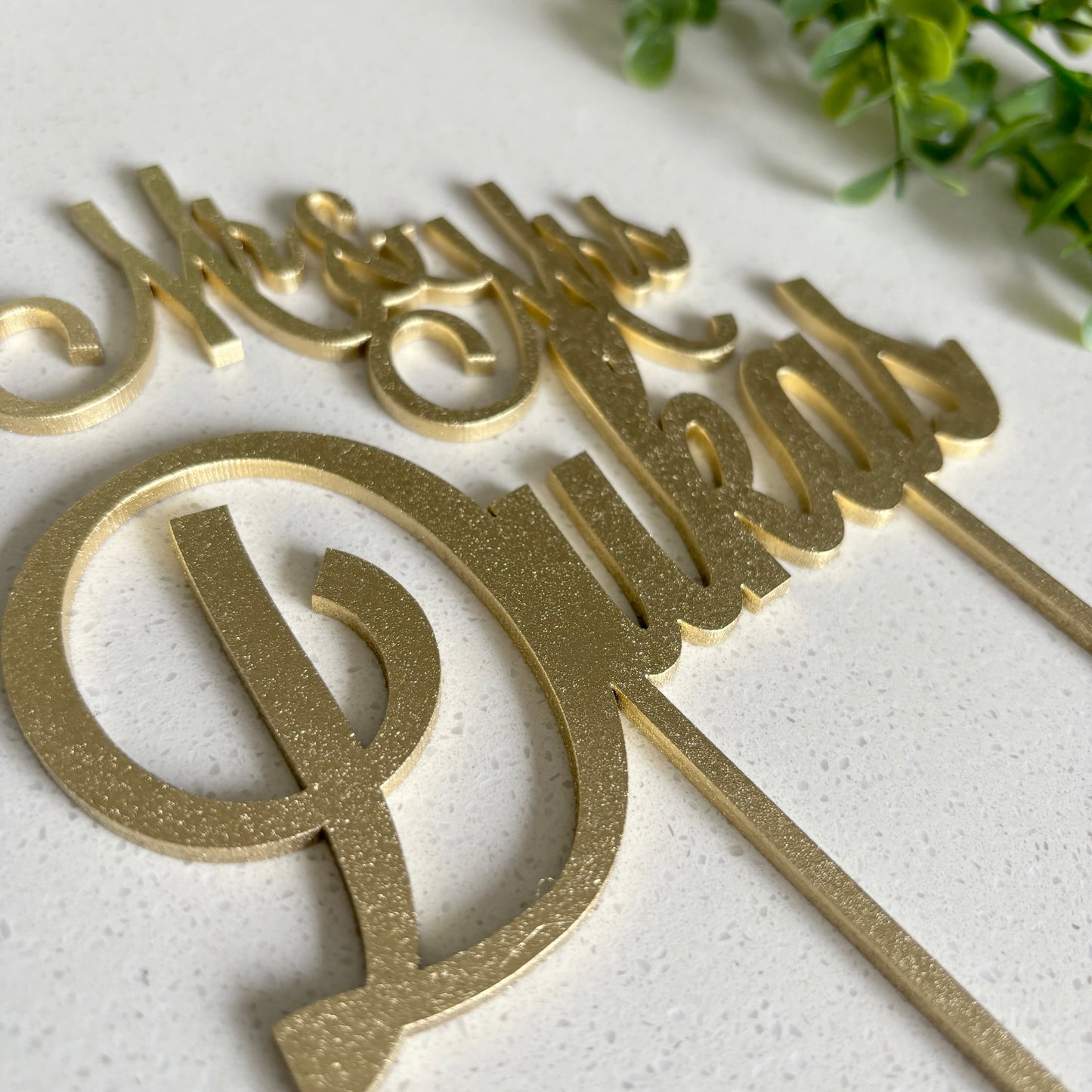 Personalized Mr & Mrs Wedding Cake Topper