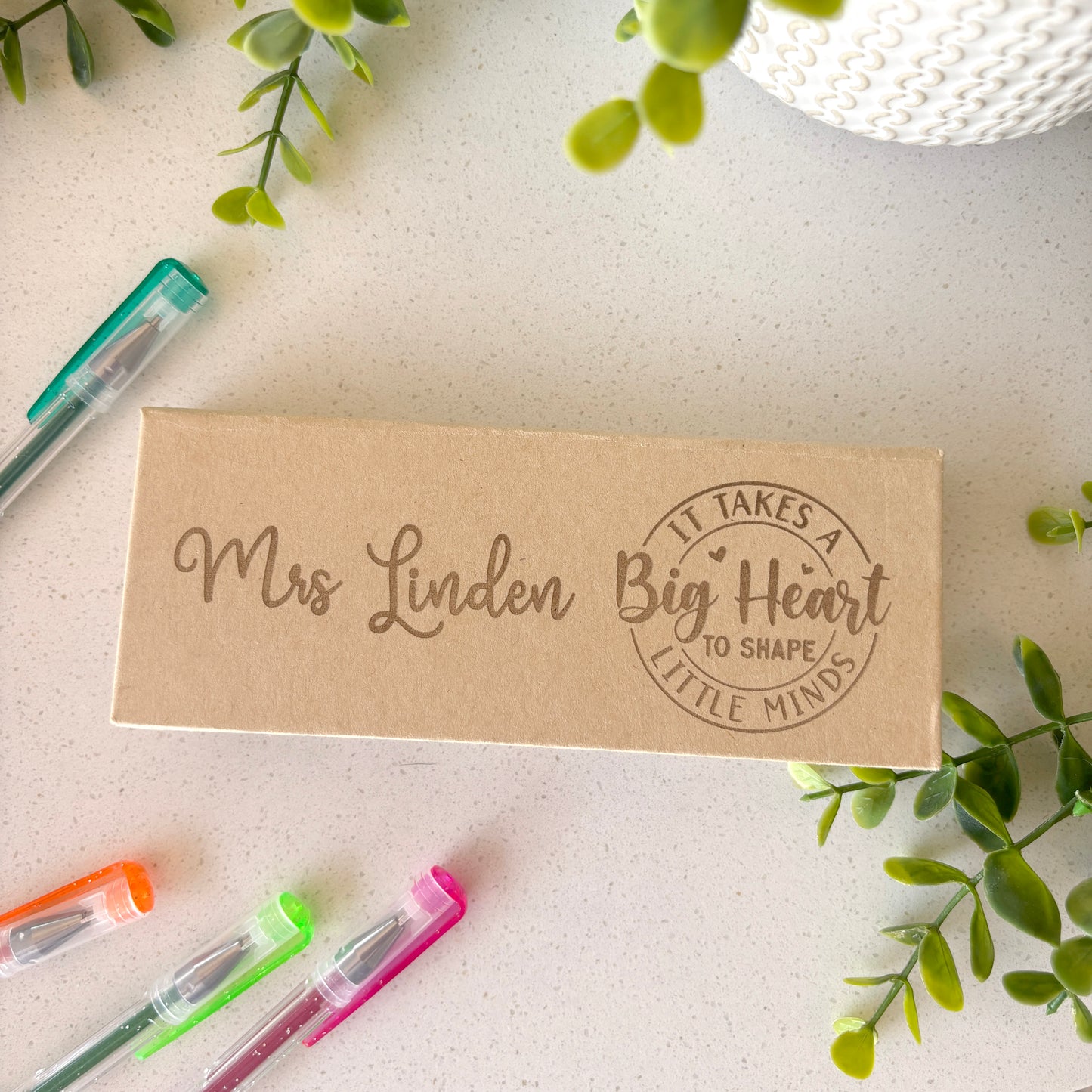 Teacher Appreciation Gift, Personalized Memo Set