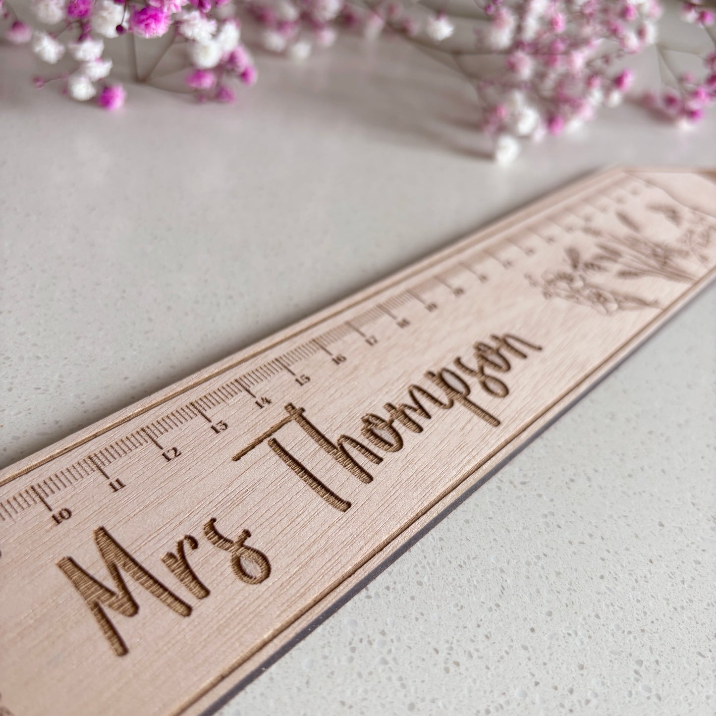 Personalized Engraved Ruler; Teacher Appreciation Gifts