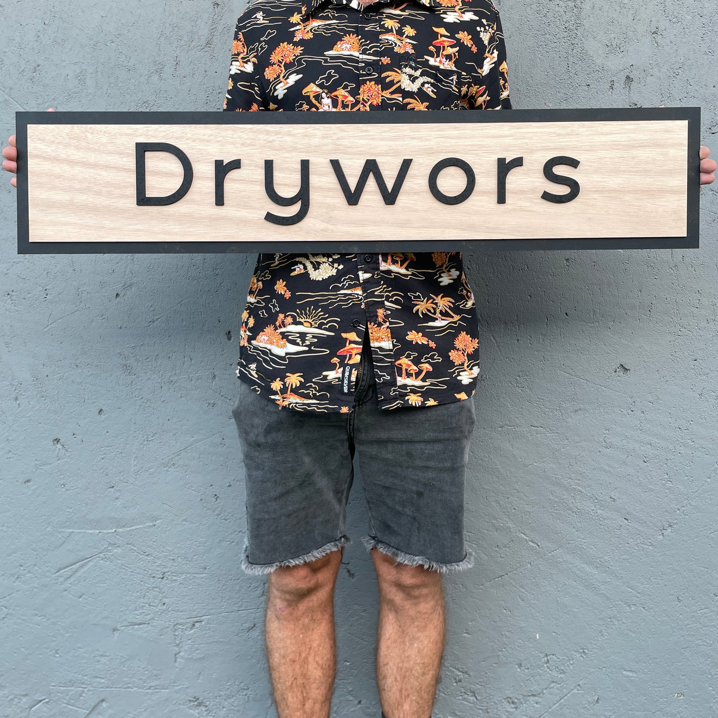 Personalised Large Layerd Wooden Sign