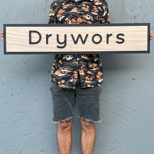 Personalised Large Layerd Wooden Sign