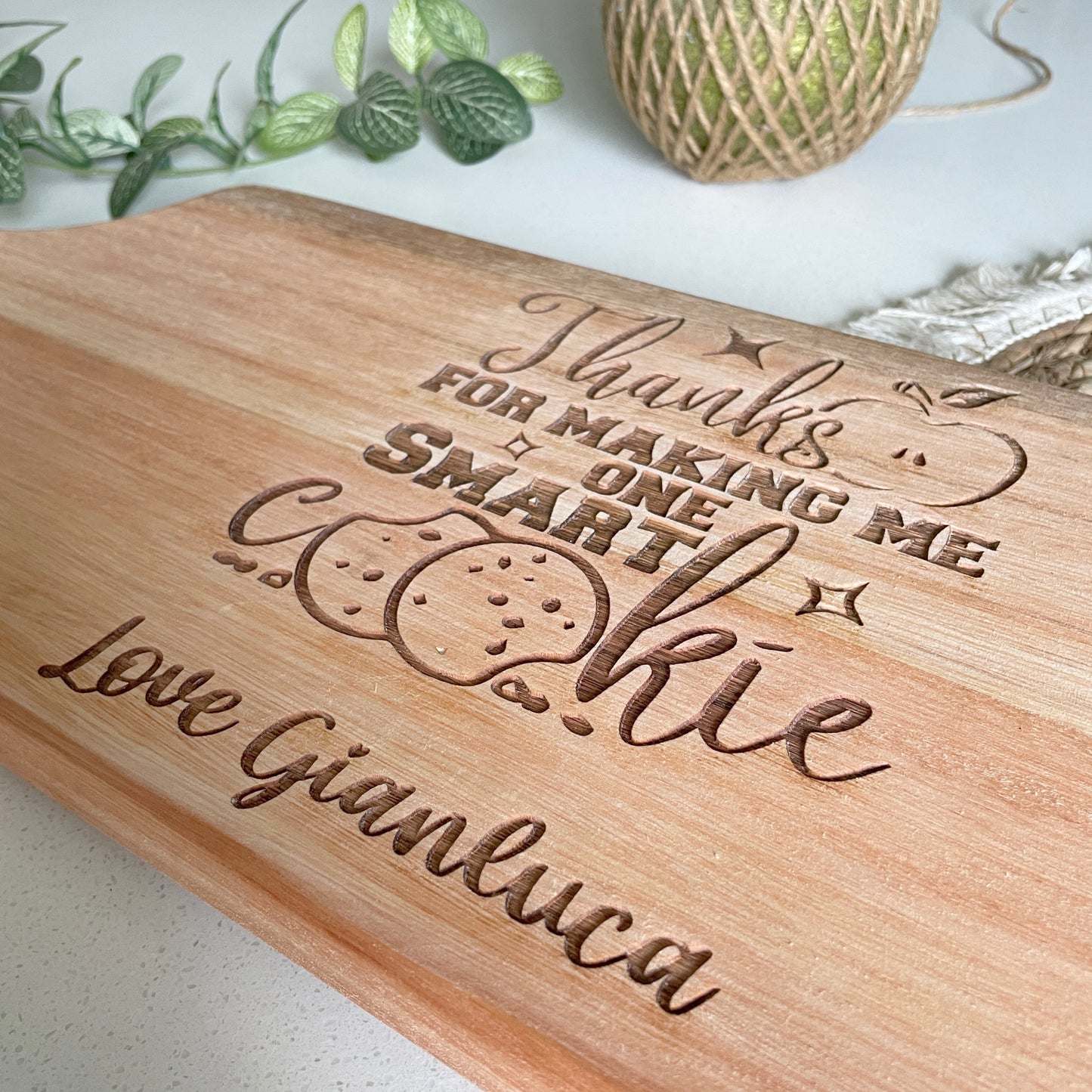 Smart Cookie Personalised Engraved Server - 56cm long