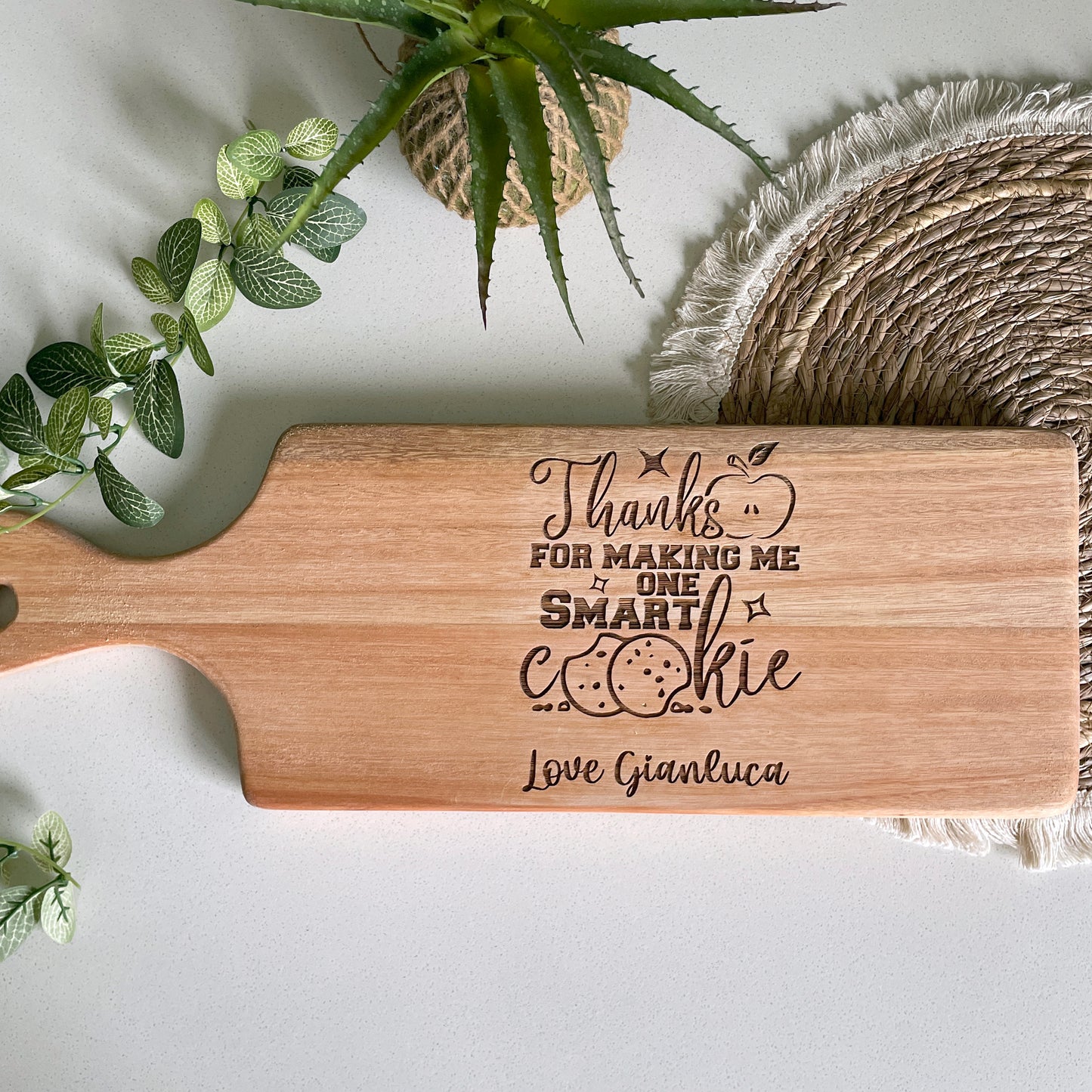 Smart Cookie Personalised Engraved Server - 56cm long