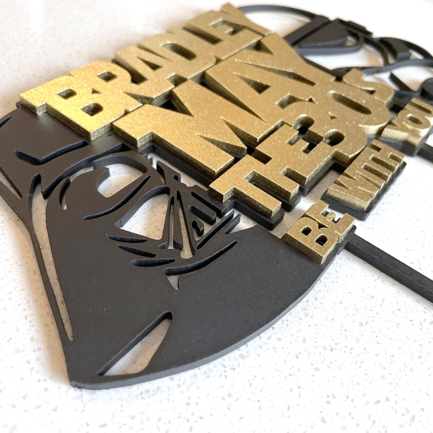 STAR WARS personalised laser cut wooden cake topper