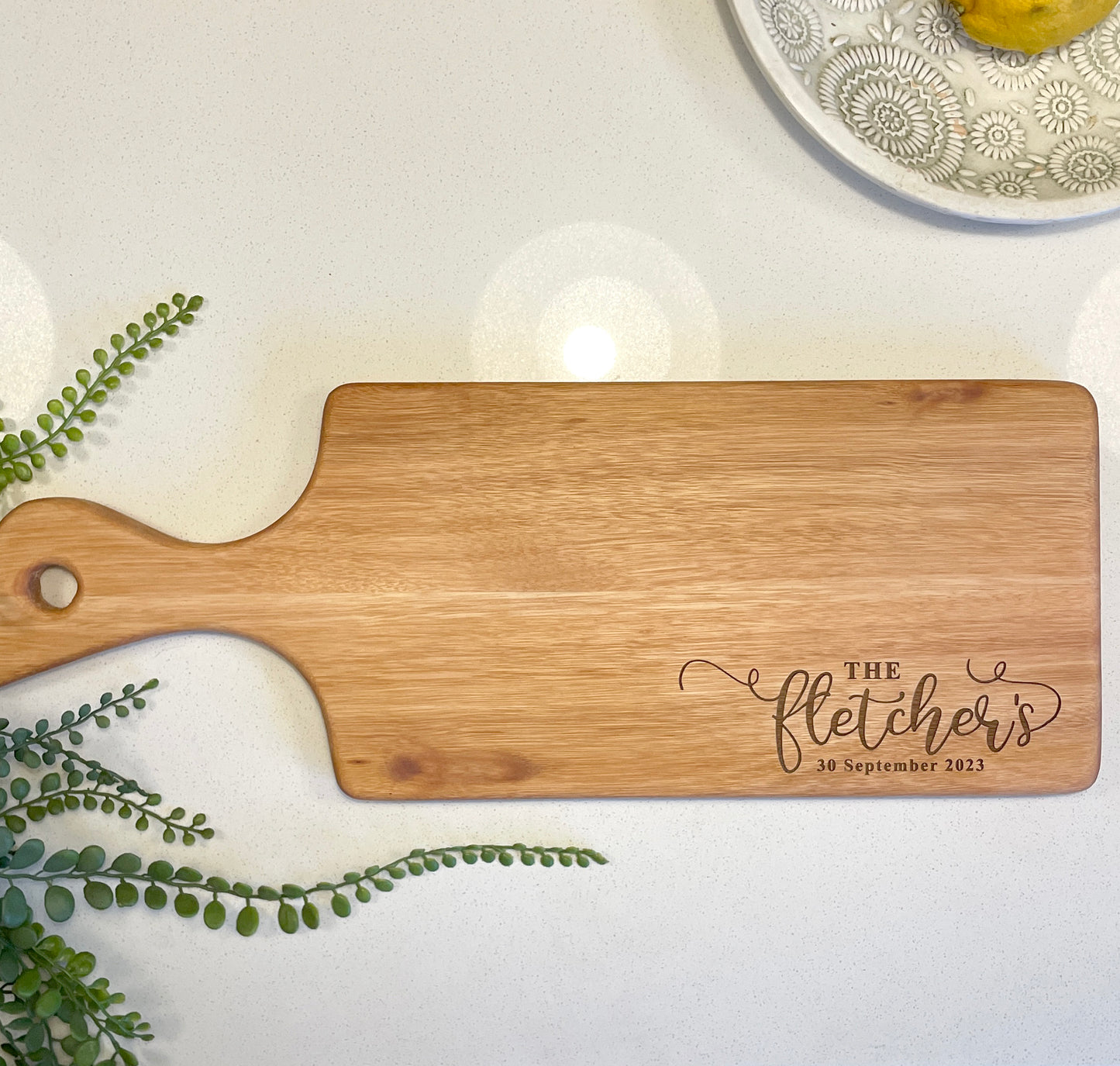 Surname Personalised Engraved Paddle Board 56cm long