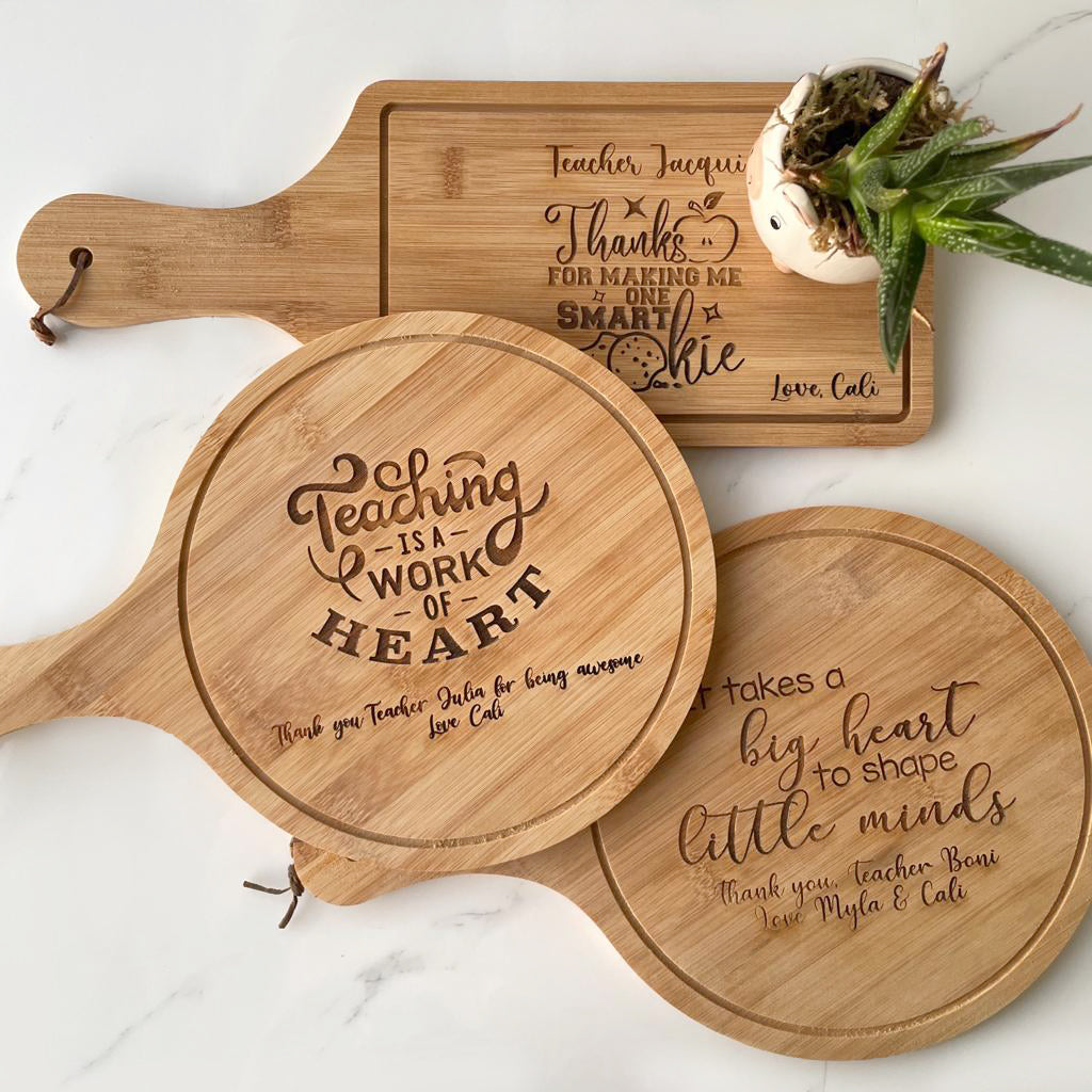 Personalized Teacher Engraved Server; Teacher appreciation gifts