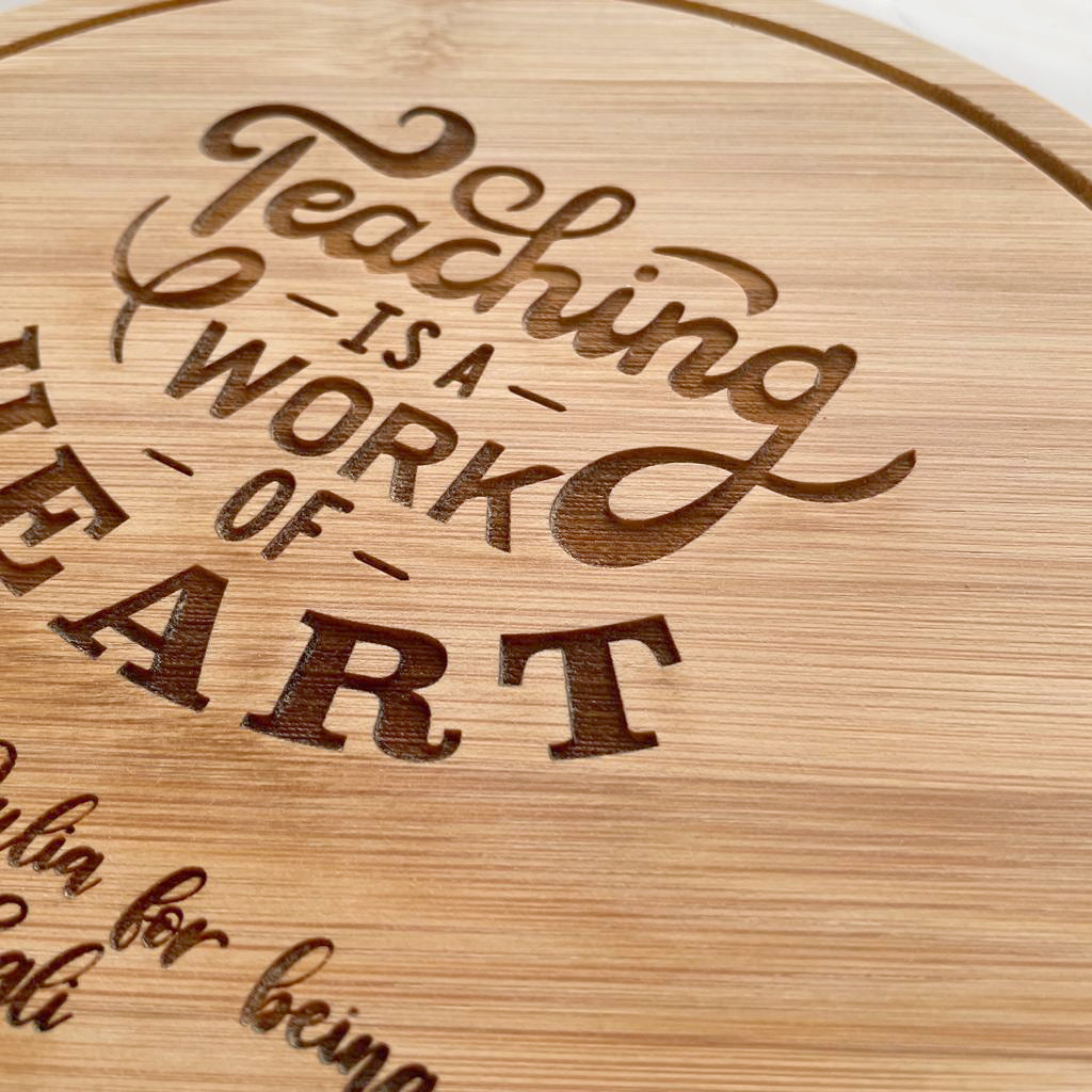 Teacher engraved server - ON SPECIAL R260; Teacher appreciation gifts