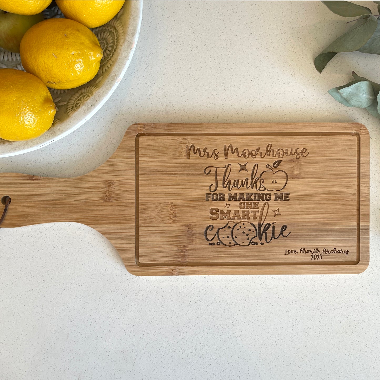 Personalized Teacher Engraved Server; Teacher appreciation gifts
