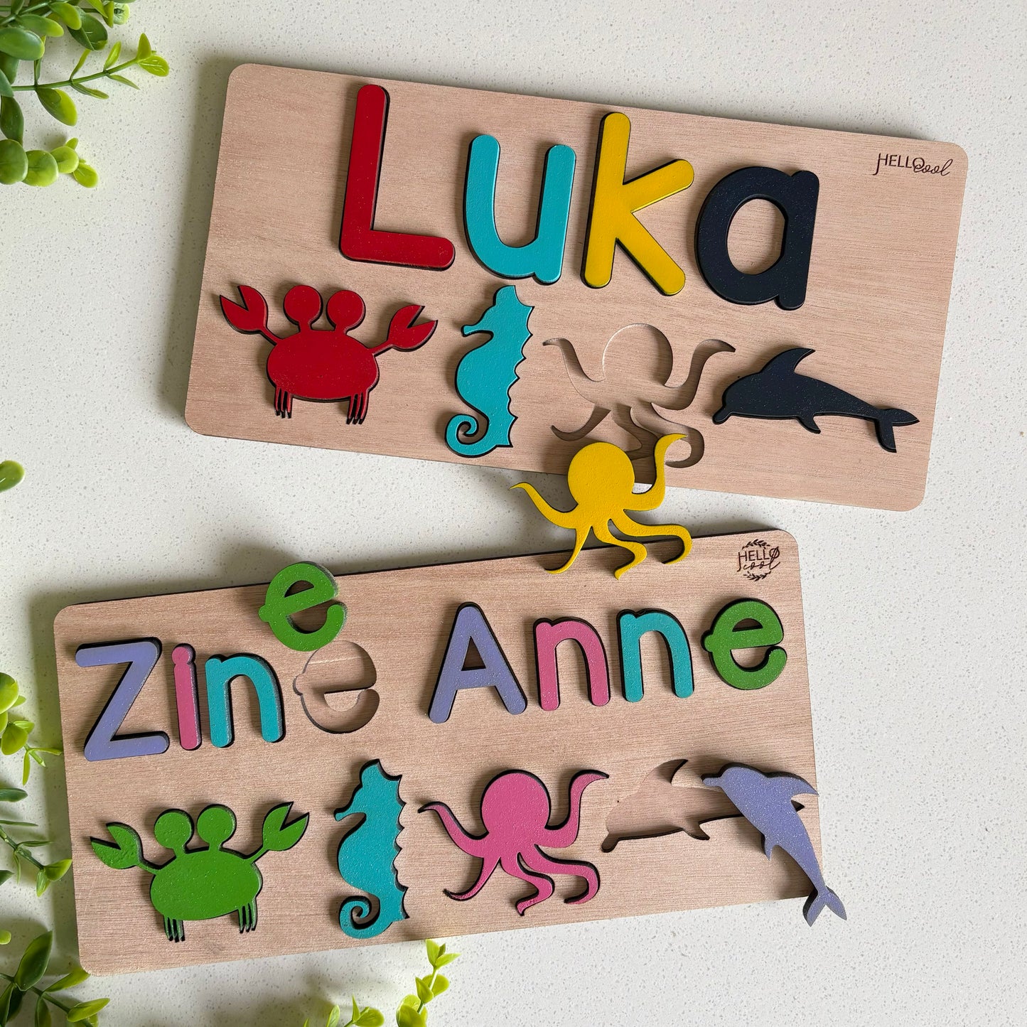 Personalized UNDER THE SEA Name and Theme Puzzle