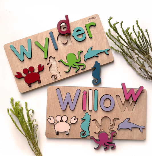 Personalized UNDER THE SEA Name and Theme Puzzle