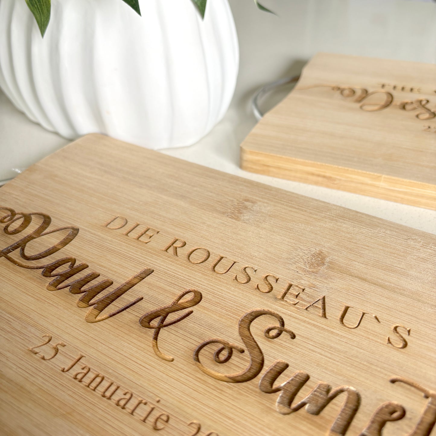 Engraved Personalised Cutting Board; Wedding Gifts