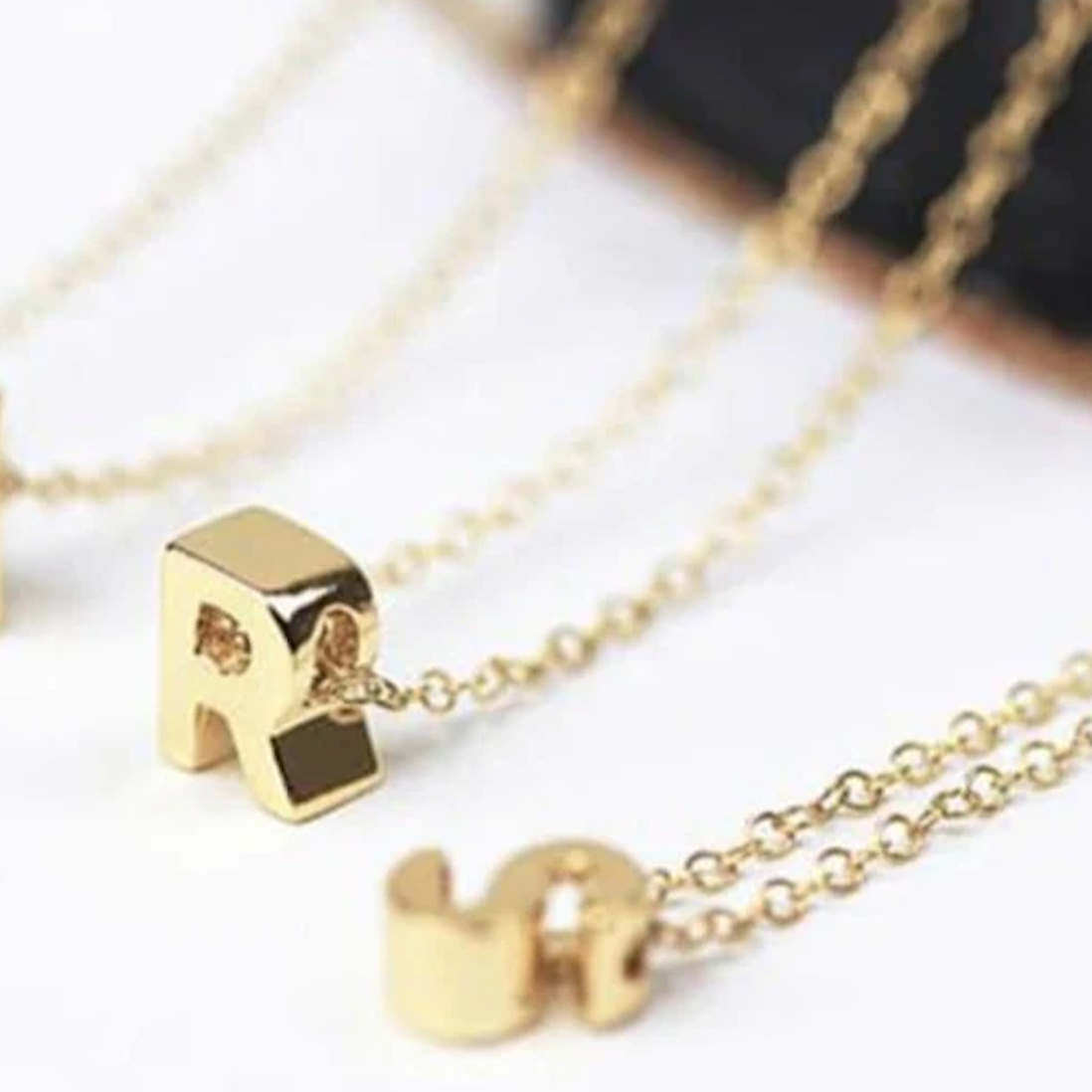 Letter Necklace in Gold