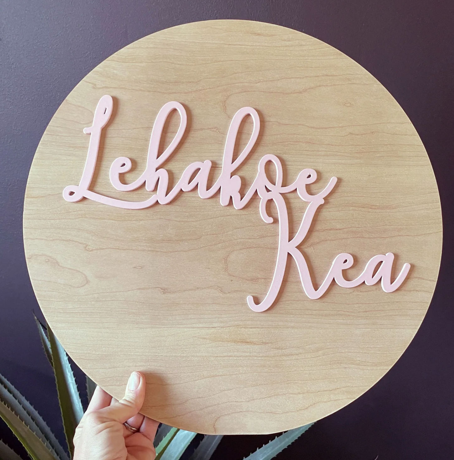 Personalised Name Plaque