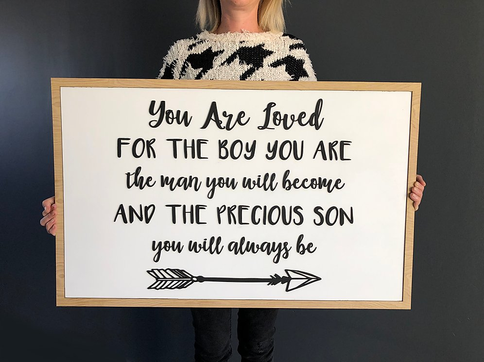 "You are Loved" Large Wall Kids Decor