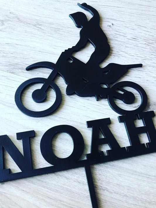 Motorbike Cake Topper