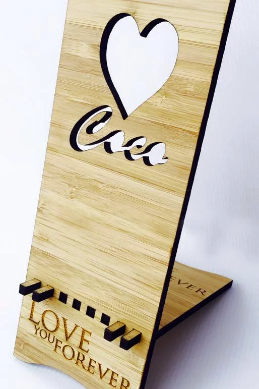 Engraved Cell Phone Stand