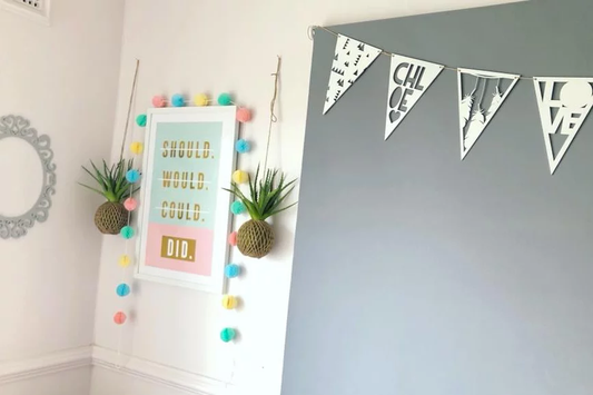 Wooden Laser Cut Bunting