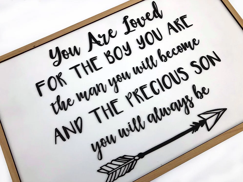 "You are Loved" Large Wall Kids Decor