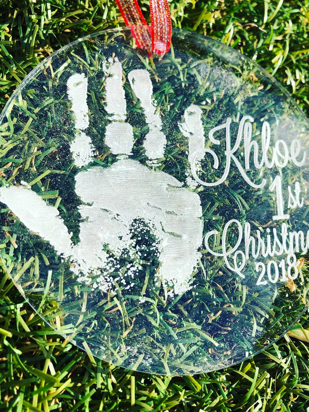 Perspex Hand / Foot Print Decorations