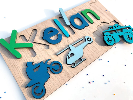 Personalized ADVENTURE Name and Theme Puzzle