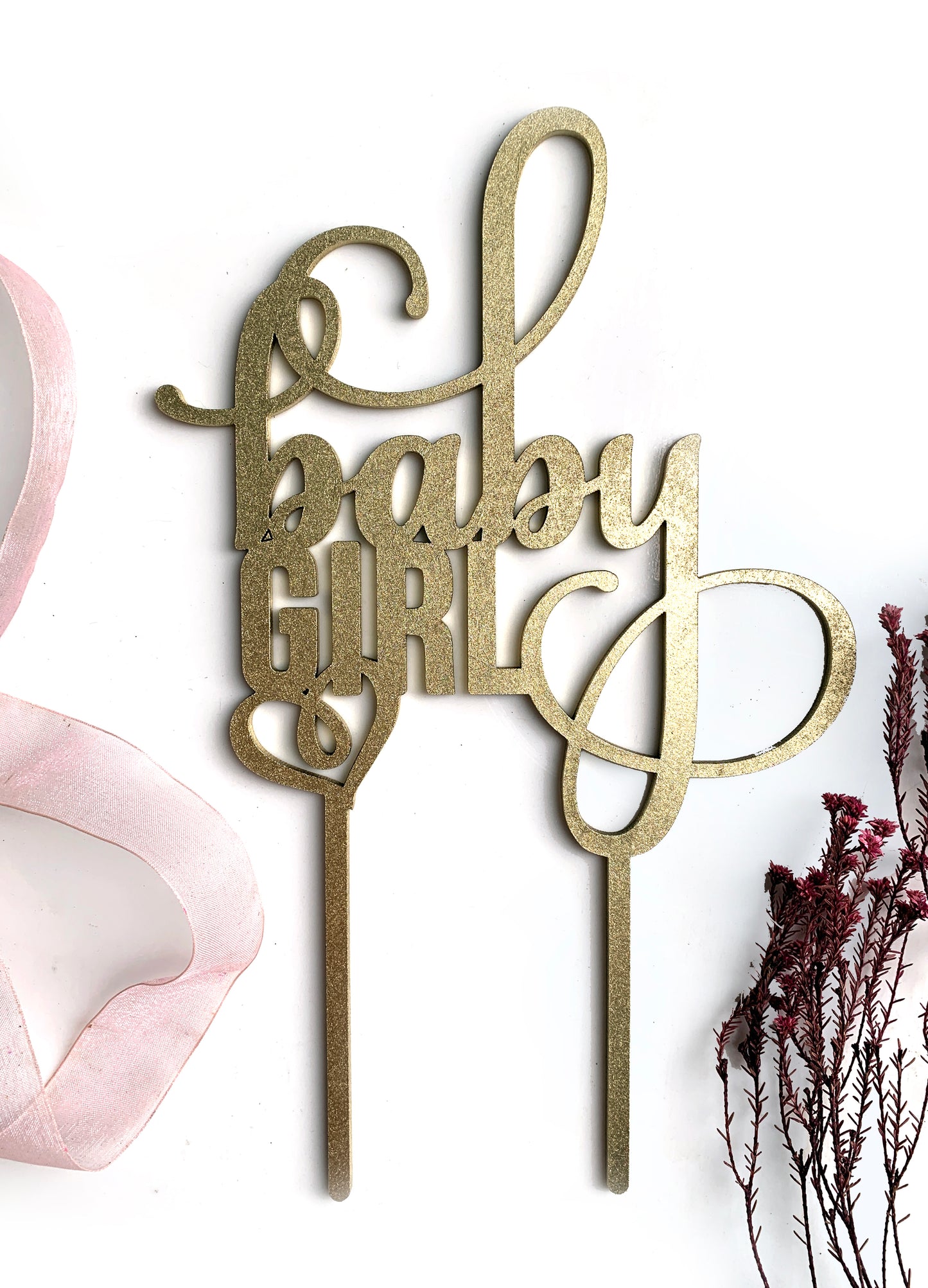 Baby Girl cake topper