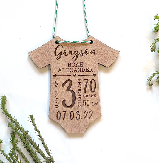 Baby Info Christmas Decoration