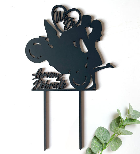 Superbike Wedding cake topper
