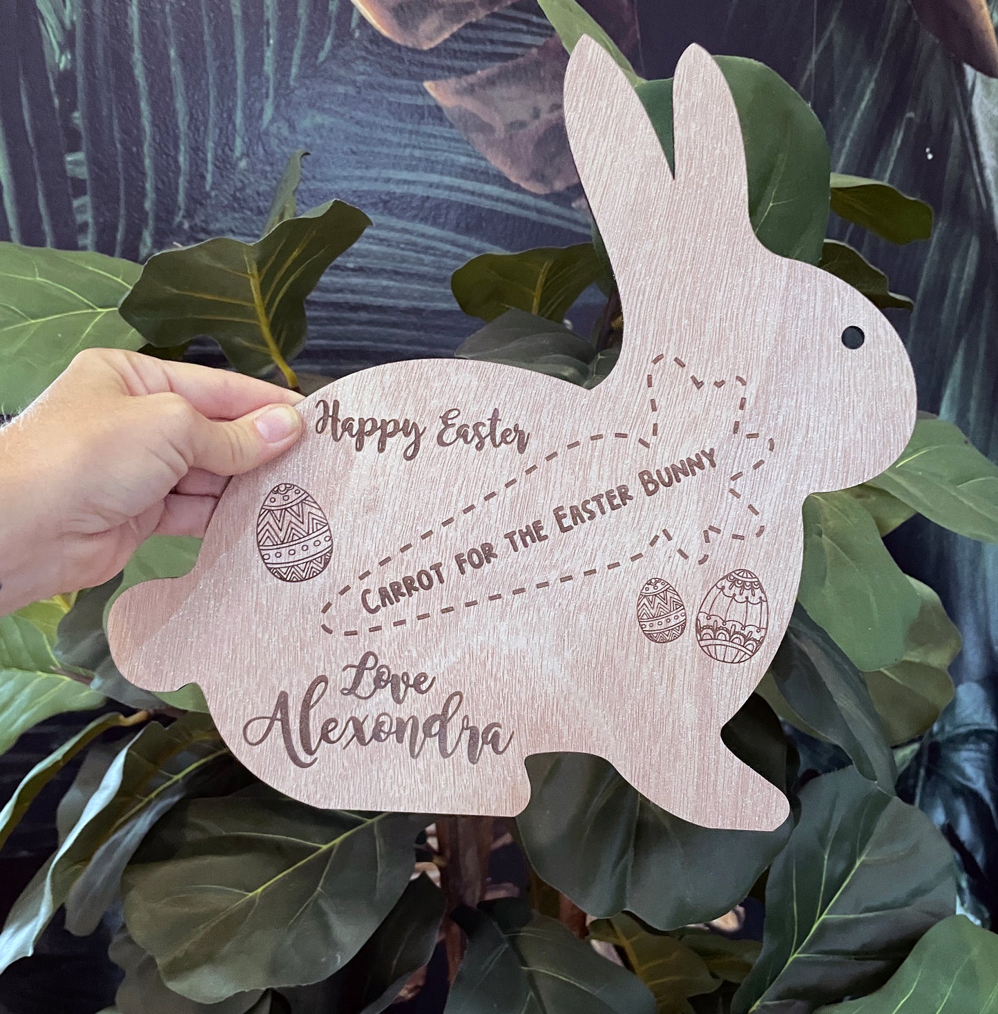 Personalised Bunny Board