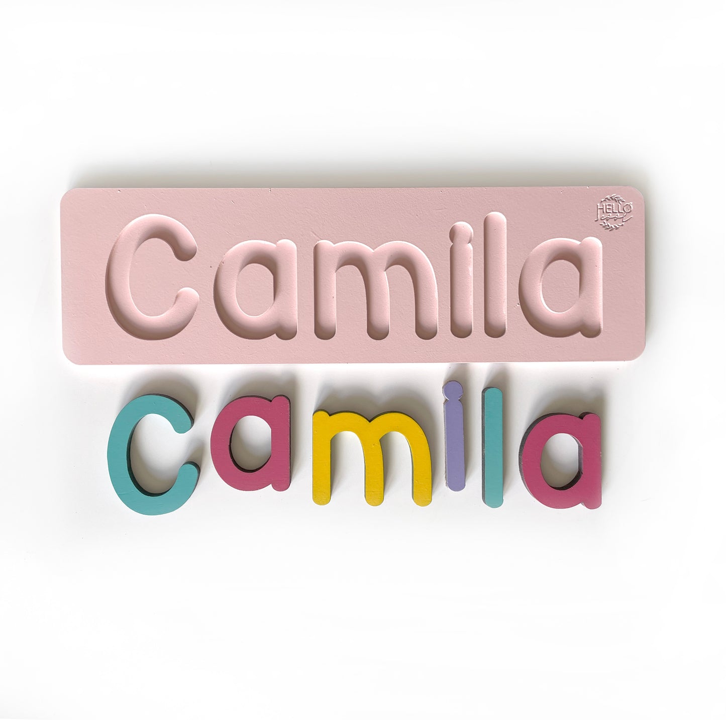 Personalized SINGLE NAME Puzzles - Coloured Base
