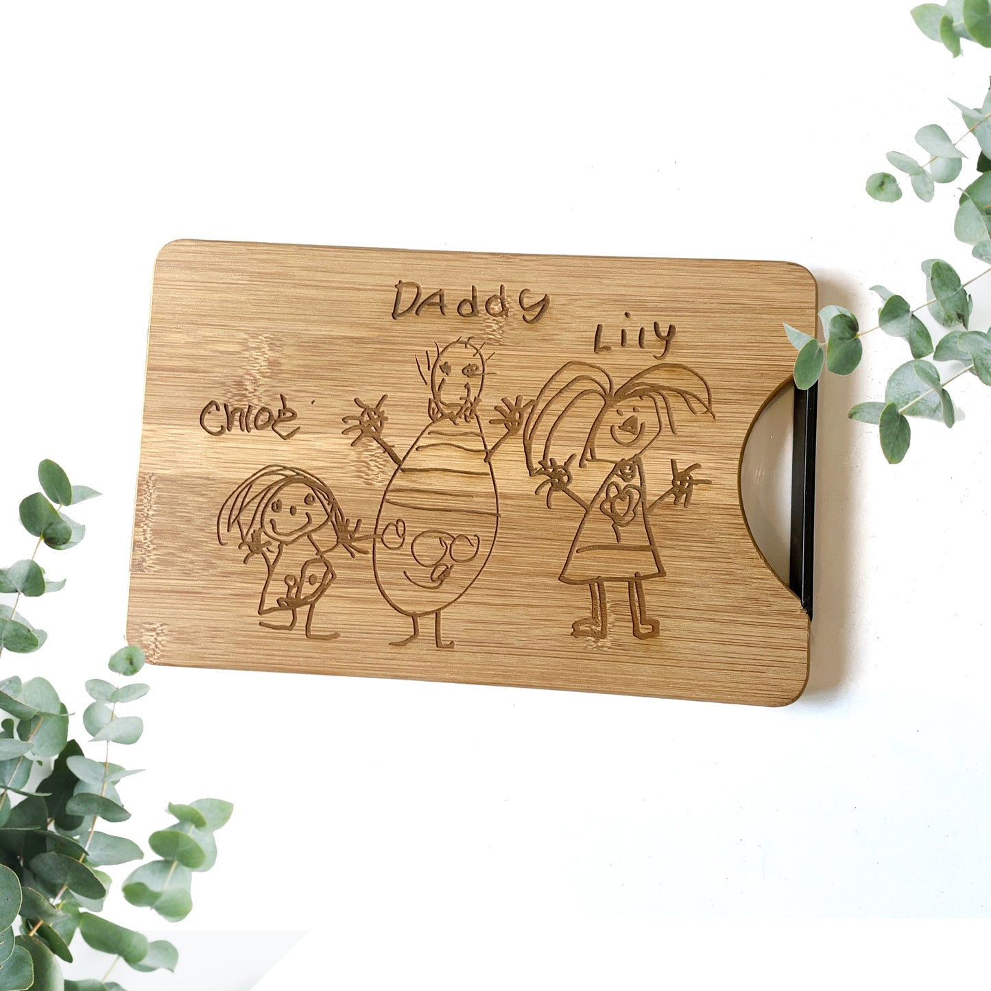 Your Own childs Drawing Personalized Cutting Board