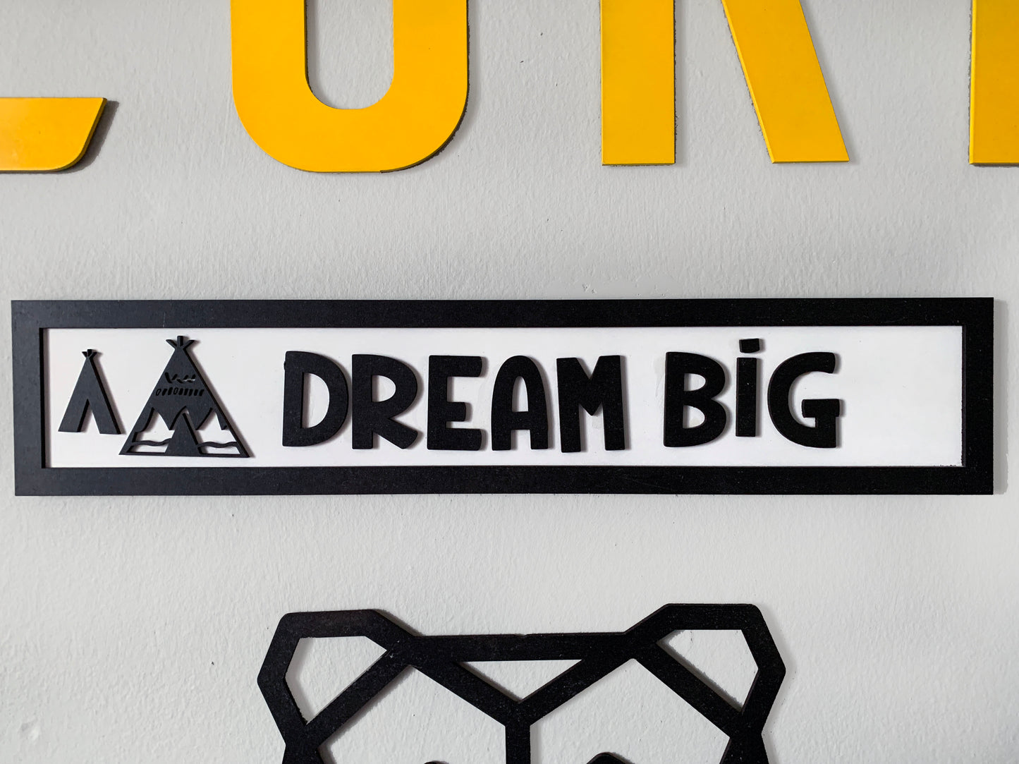 DREAM BIG wall decor