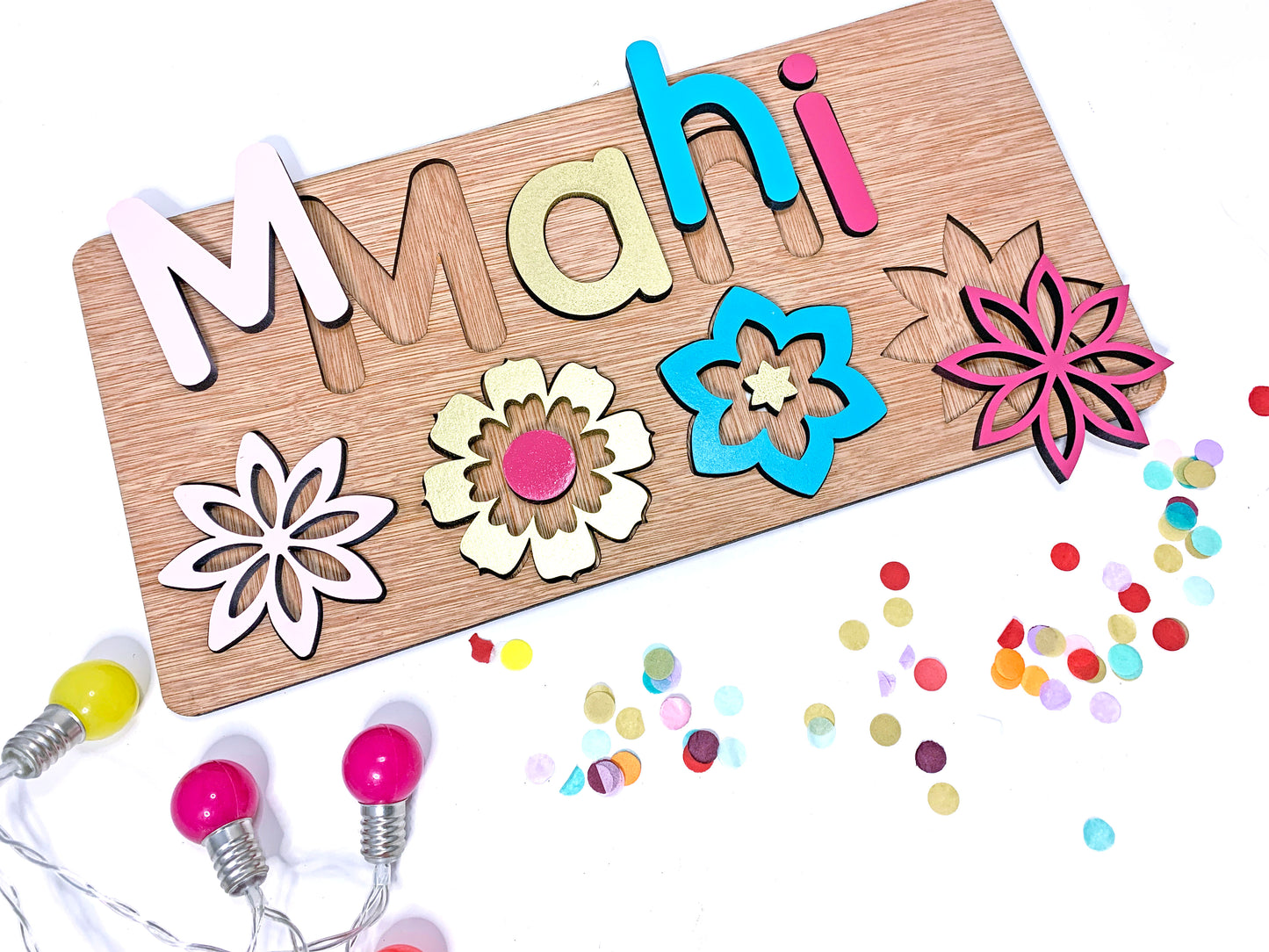 FLOWERS Name and Theme Puzzle