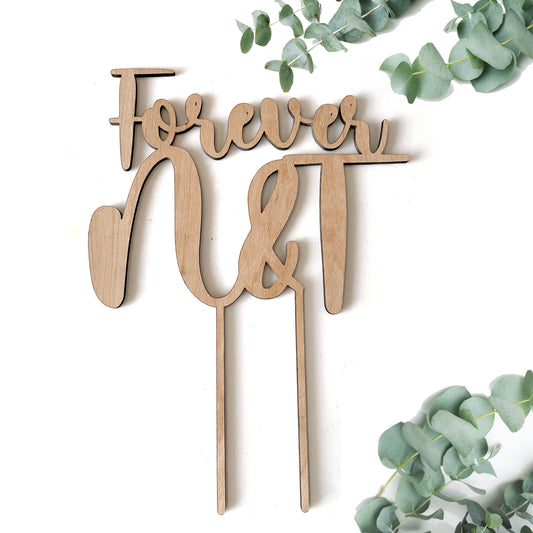 Forever Personalised Cake Topper