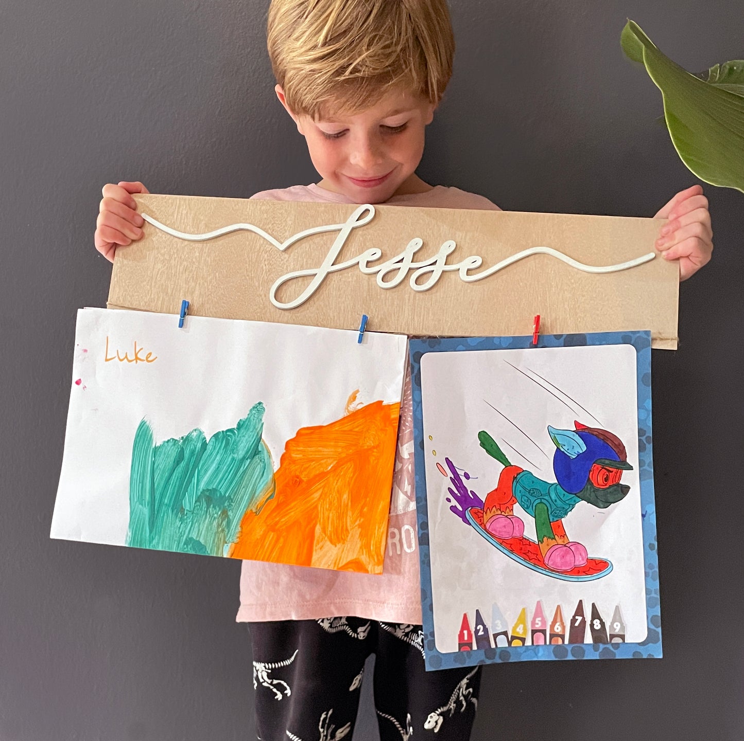 Art Holder personalised with any name