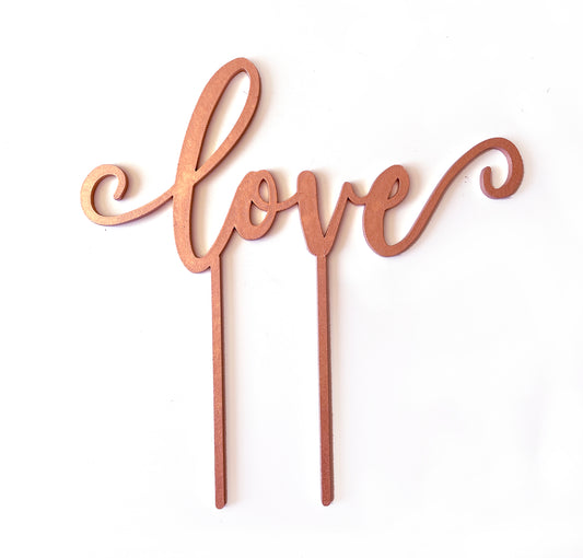 Love Cake toper