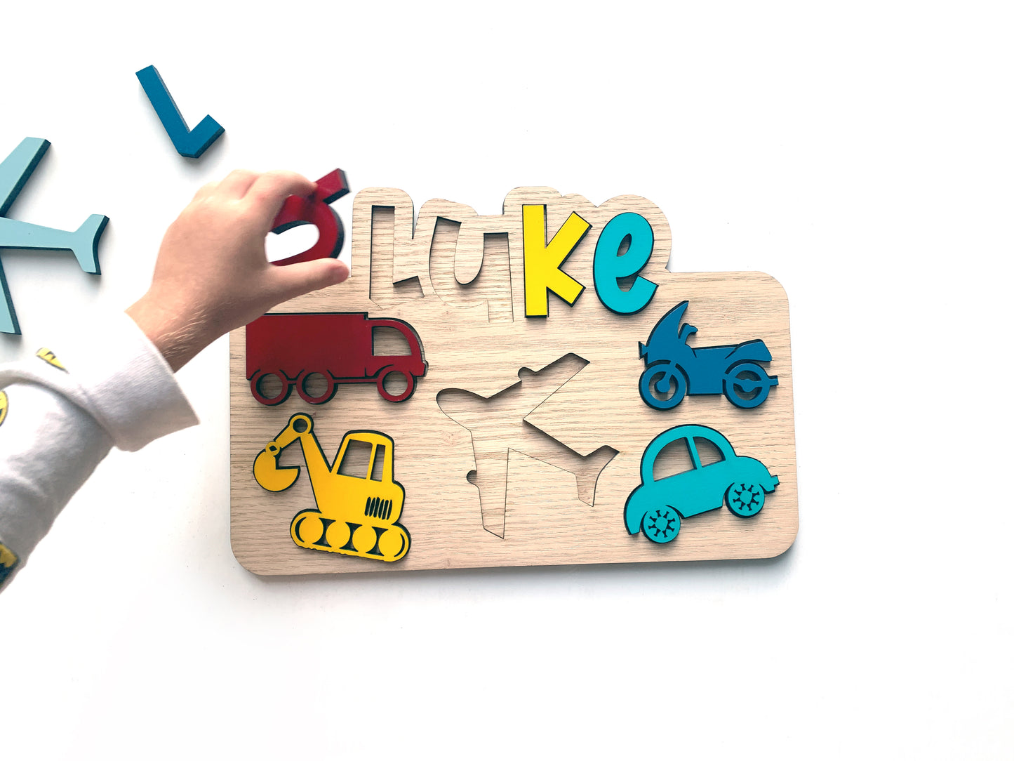 Personalized TRANSPORT Name and Theme Puzzle