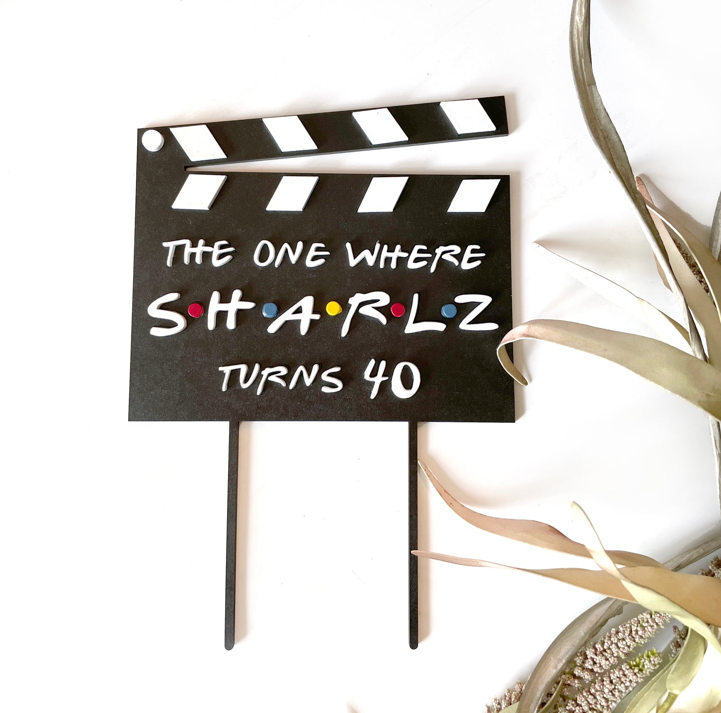 Movie Cake Topper