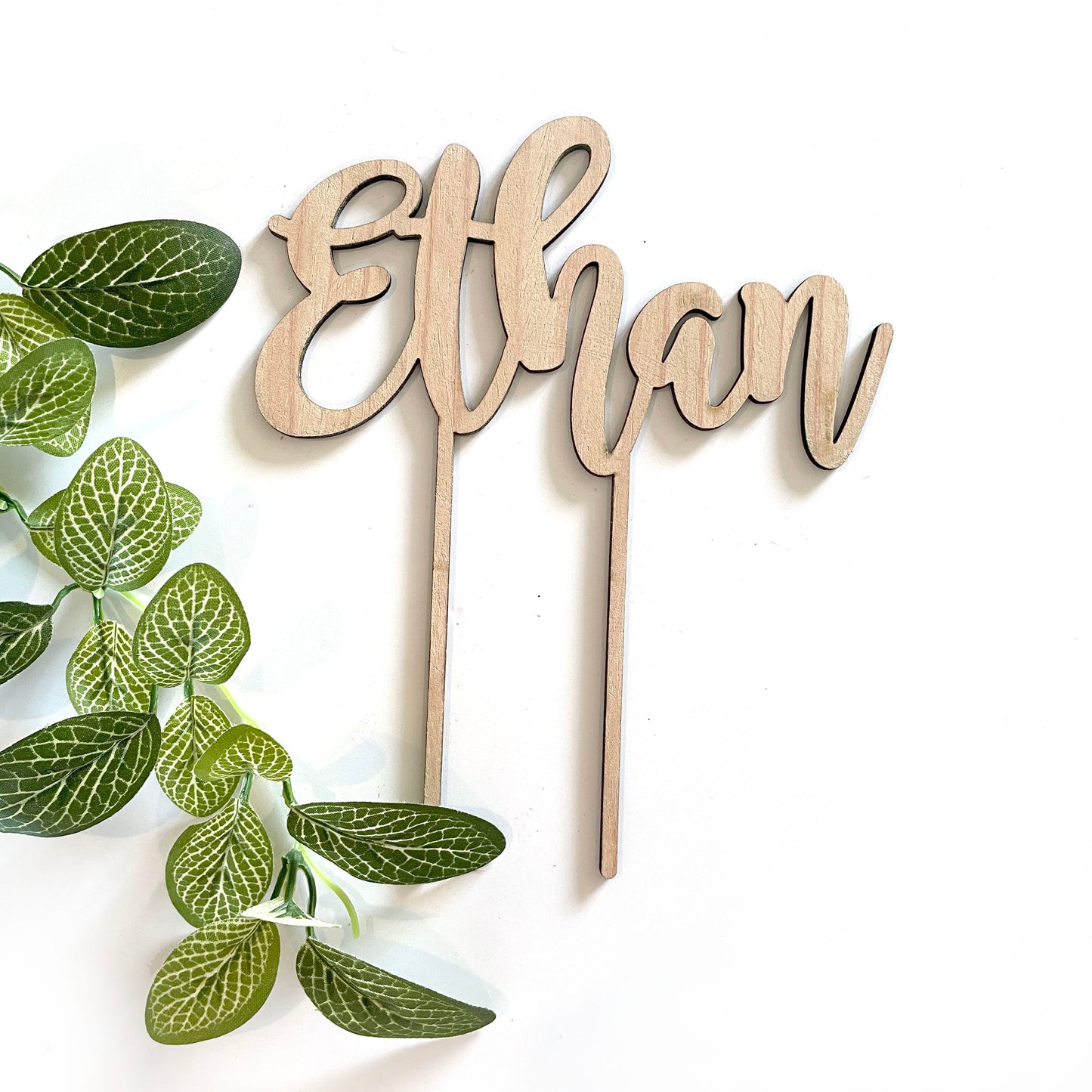 Personalised Wooden Name Cake Topper