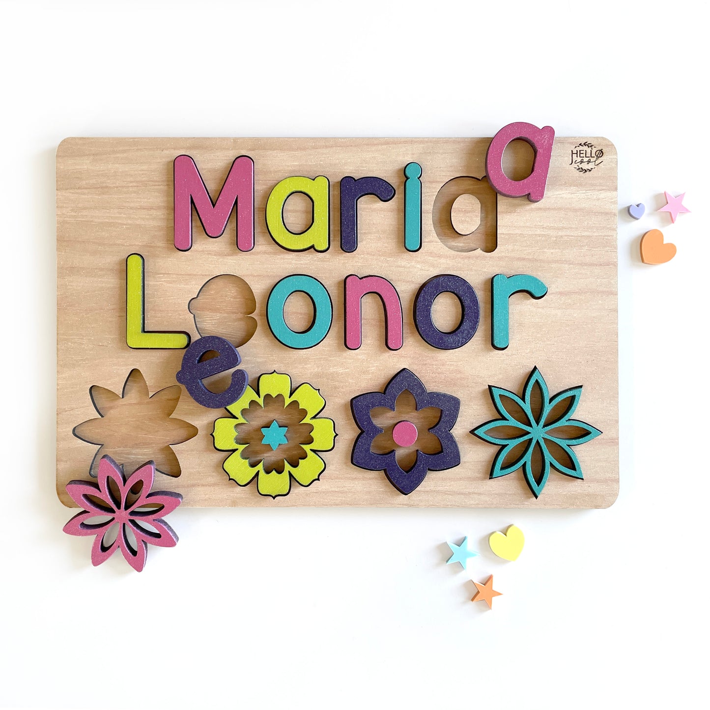 FLOWERS Name, Surname and Theme Puzzle