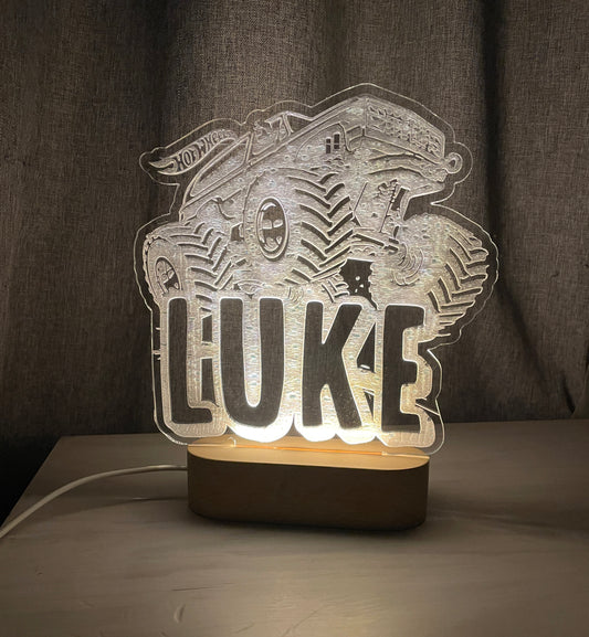 LED Night Light lamp - Monster Truck