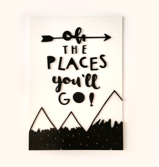 Oh, the places you'll go Frame