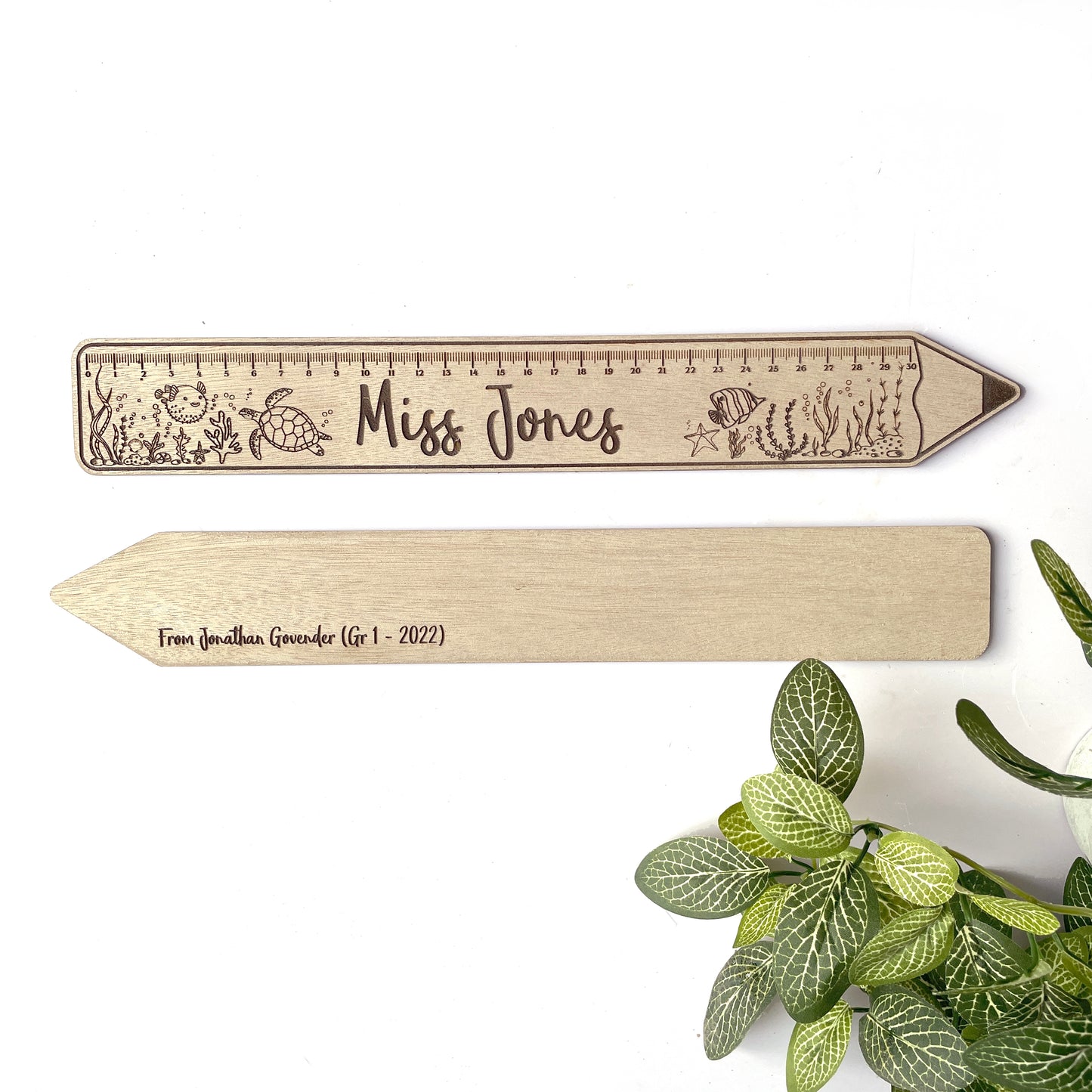 Engraved Teacher Ruler
