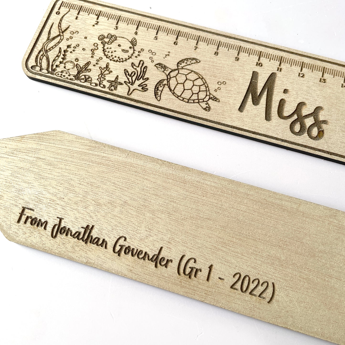 Engraved Teacher Ruler