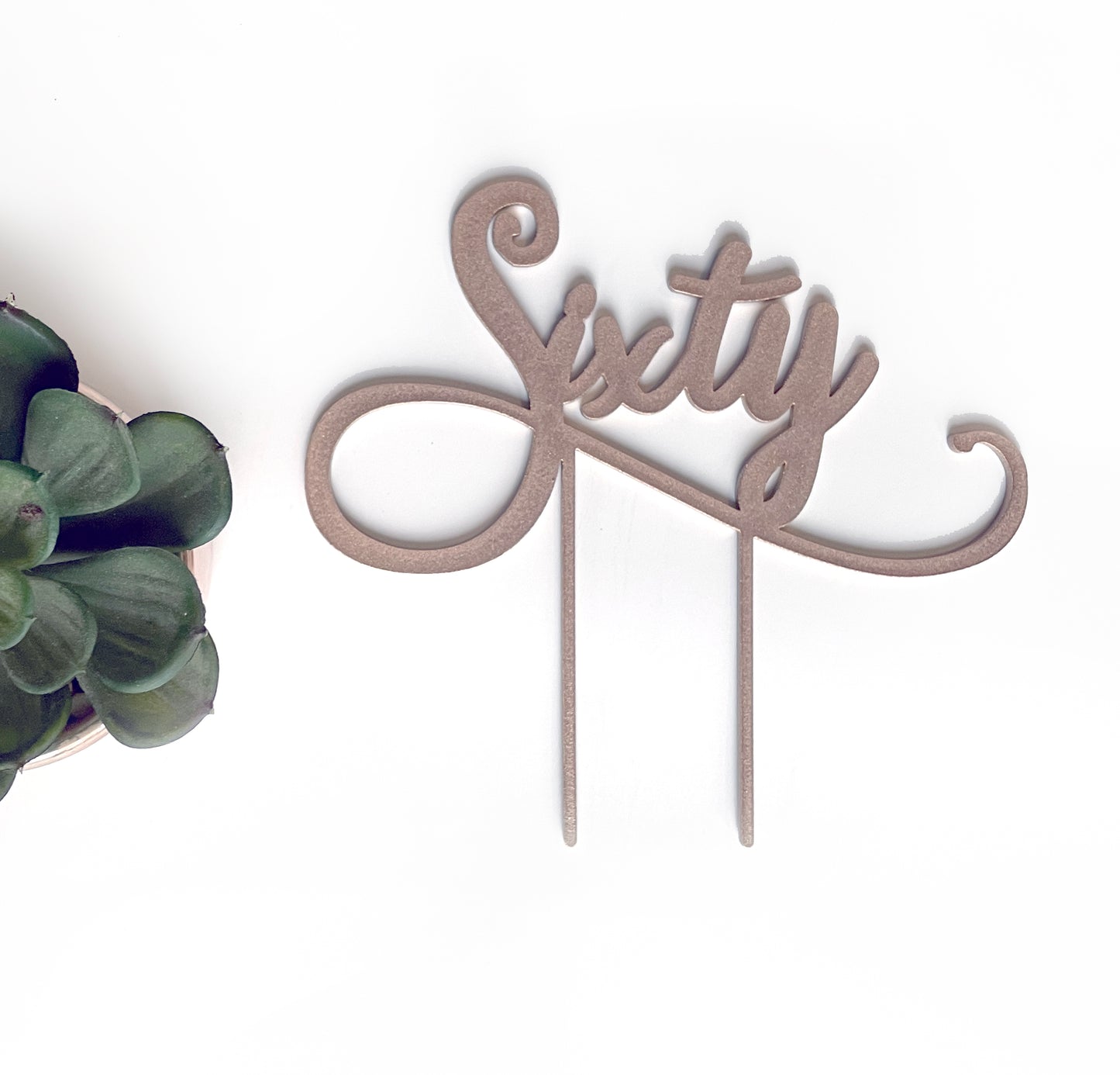 Sixty Cake topper